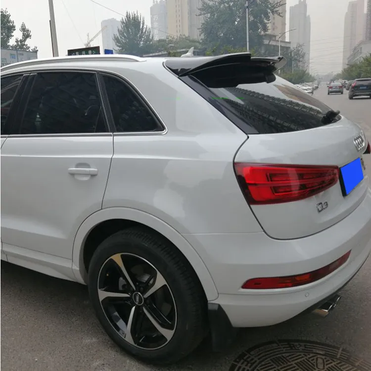 Для Audi Q3 ABT Style 2014-2019 ABS пластик Неокрашенный задний Багажник крыло спойлер на