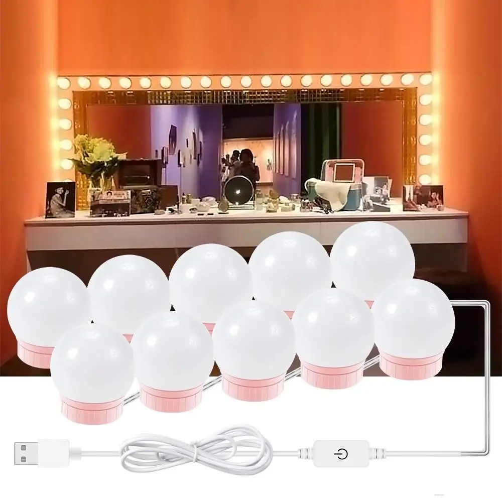 

Led Makeup Mirror Light Hollywood Light 12V Dimmable Touch Control DIY Night Lighting For Dressing Table Light Bulb For Makeup