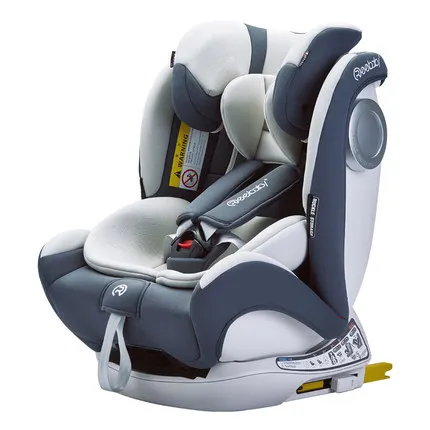 Reebaby 926 (grey) Children Car Safety Seat Adjustable Sitting And Lying Kids Safety Belt Booster Seat