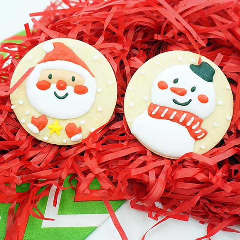 Stainless Steel Biscuit Mould Santa Claus Shape Fondant Cake Mold DIY Sugar Craft Xmas 3D Pastry Cookie Cutters Cake Tools