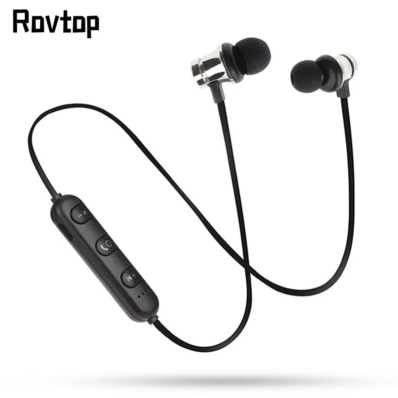 Rovtop беспроводные наушники Bluetooth наушники спортивные магнитные наушники для iPhone samsung Xiaomi беспроводные наушники громкой связи