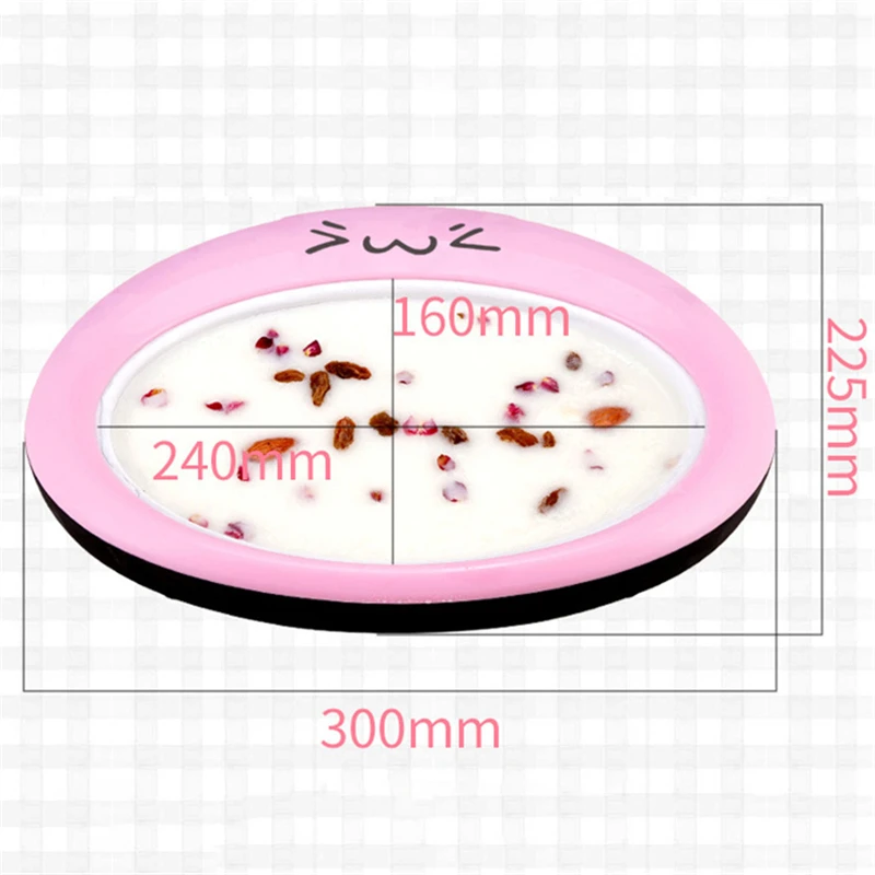 

Mini Ice Cream Maker Fried Ice Machine Household DIY Ice Cream Rolls Stir Yogurt With 2 Shovel Fried Yogurt Pan Machine