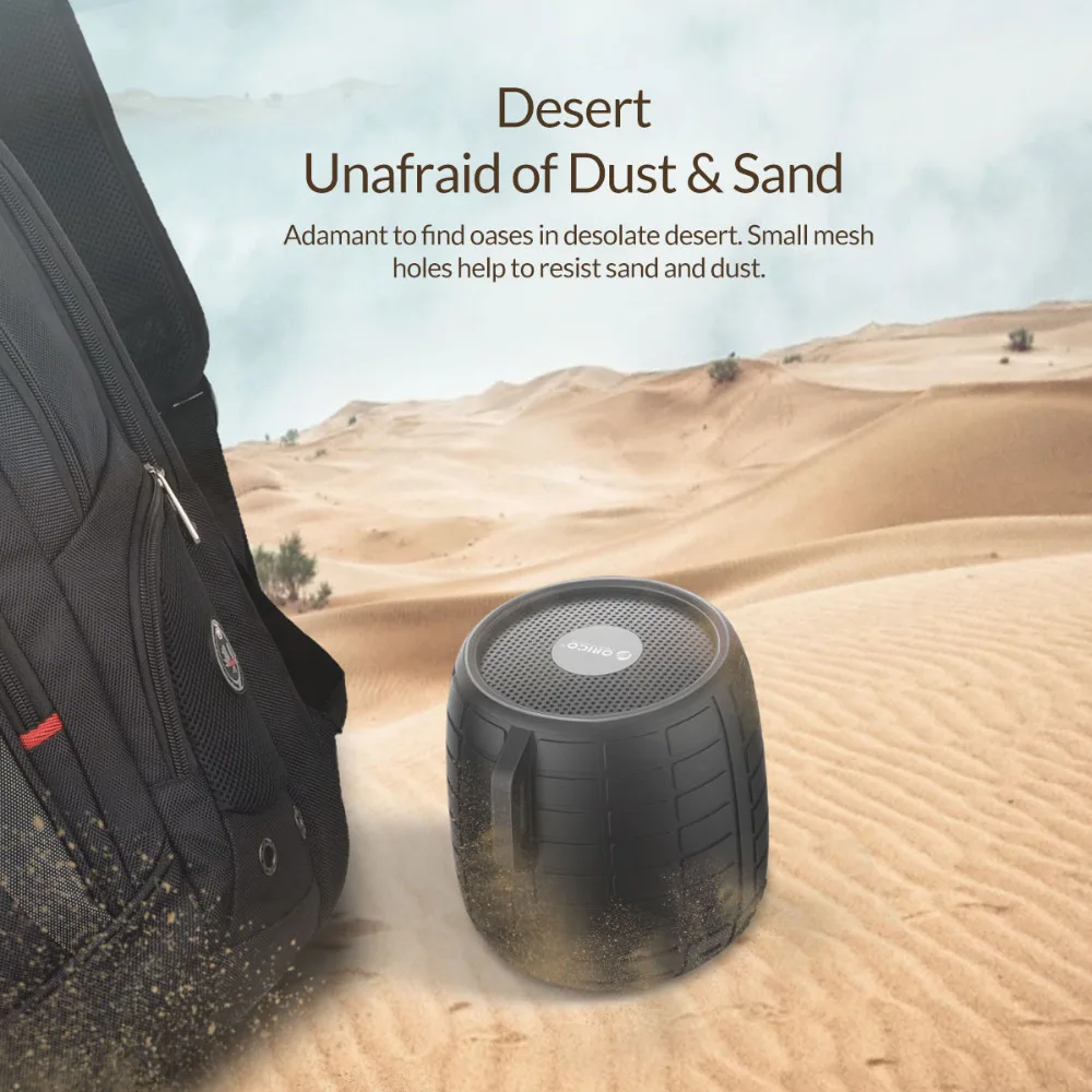 Bluetooth Колонка ORICO портативная Водонепроницаемая с поддержкой USB и микрофоном| |