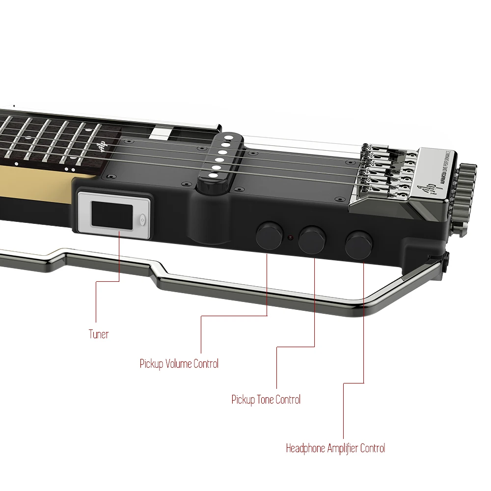 ALP FT 221S портативный складной Безголовый портативная электрогитара Встроенный