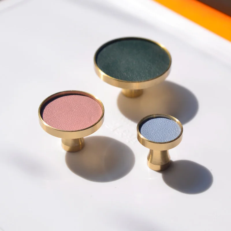 Латунные мебельные ручки из овчины элегантные дверные и для шкафа кухонного