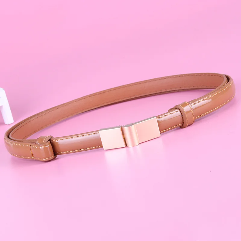 

Women Leather Belt Waist Skinny Dress Belts Solid Buckle Belt for Jeans Pants