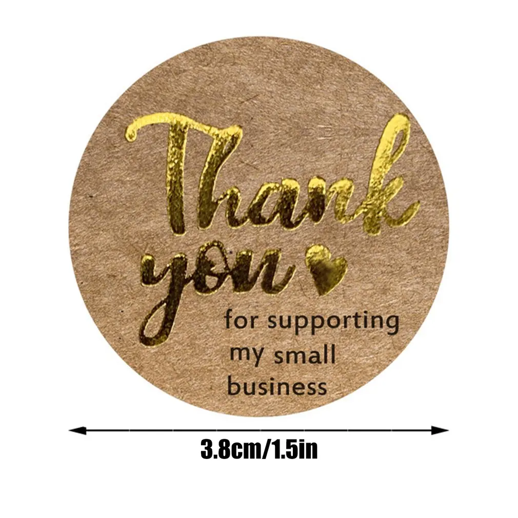 

Thank You For Supporting My Small Business Stickers 500 Labels Per Roll Gift Wrapping Decoration Self-adhesive Labe L