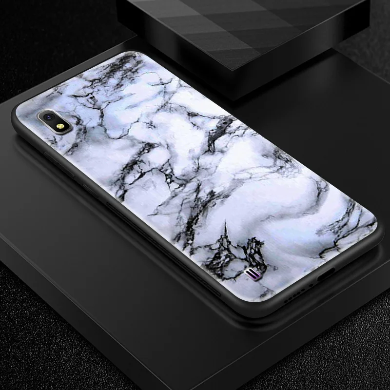 W106 Закаленное Стекло чехол для samsung Galaxy A10 A80 A90 A6S A8S A20 A30 A40 A50 A70 J4 плюс M10 M20 M30 S8 S9 S10+ защитный чехол - Цвет: W106