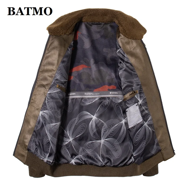 Мужские шерстяные куртки BATMO, Новое поступление, толстое шерстяное пальто, большие размеры m-xxxl