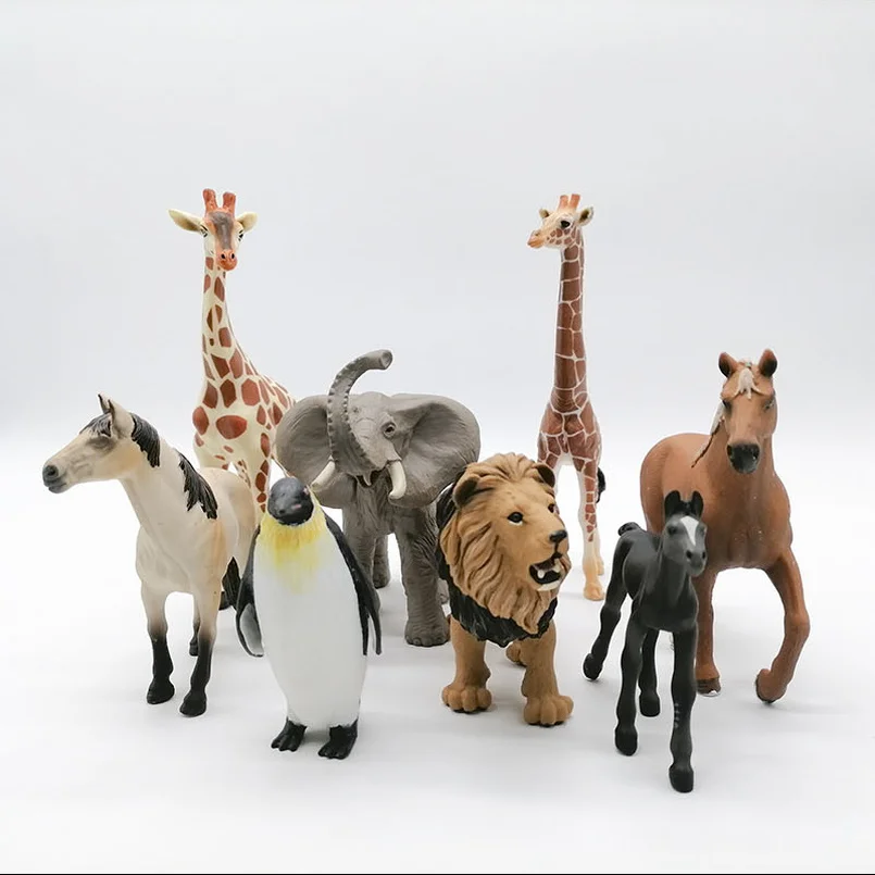 Аниме Мультяшные коллекции фигурок куклы из фильмов модели животных игрушки