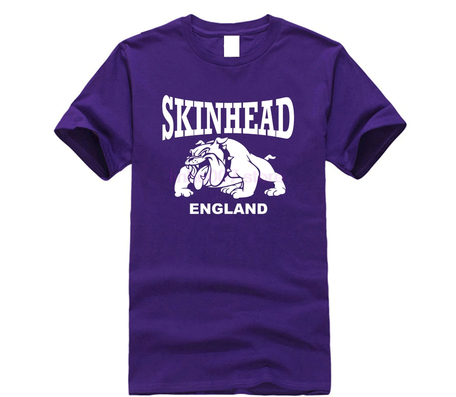 Мужская футболка с надписью Skinhead черная в английском стиле лето 2019 | одежда