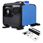 Автономный обогреватель 12 В, 24 В, 8 кВт, автомобильный воздушный дизельный Обогреватель, парковочный обогреватель с дистанционным управлением, переключатель с ЖК-монитором для вспомогательного обогревателя