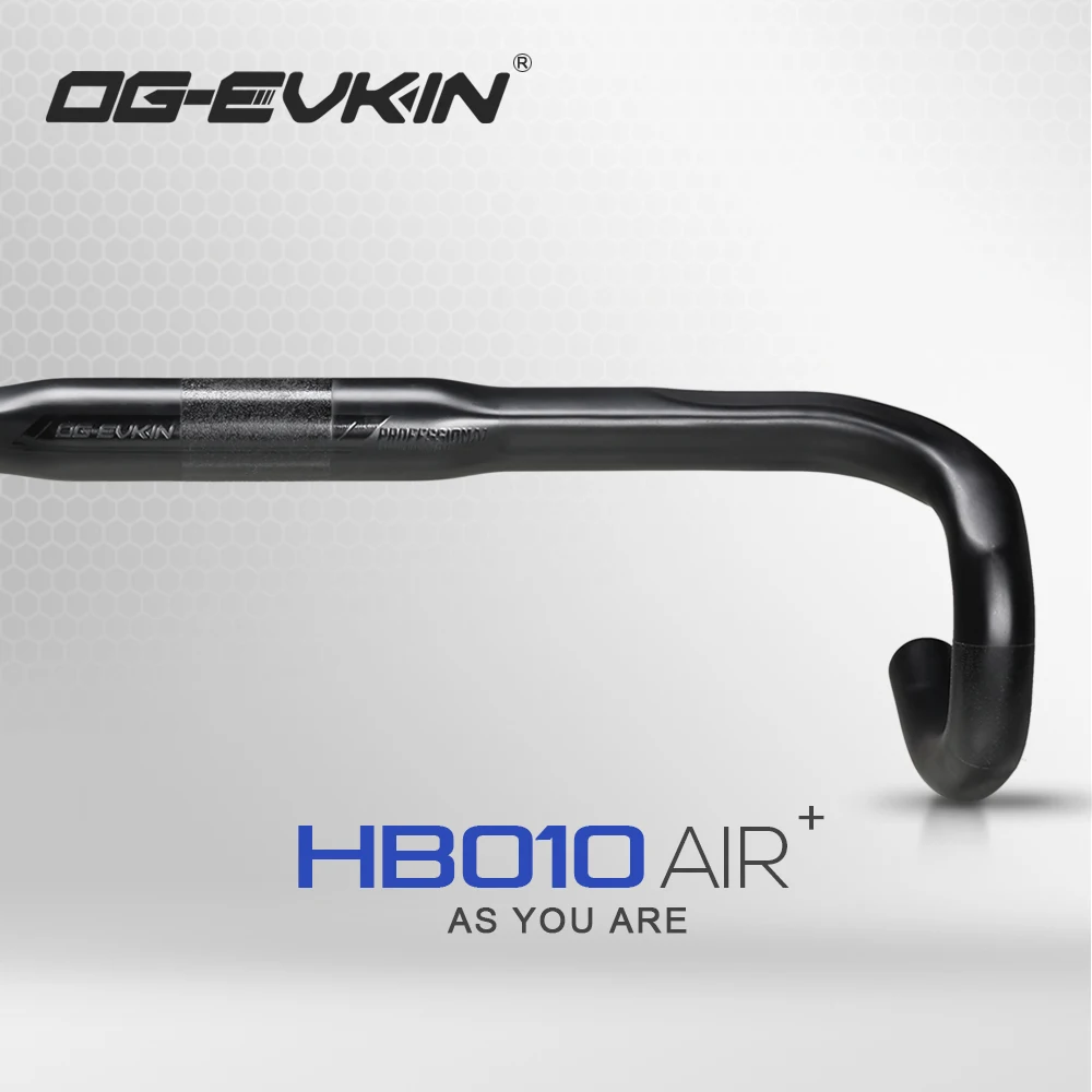 

OG-EVKIN HB-010 Carbon Handlebar Road Bike Drop Bar Bicycle Handlebar Road Bike Handlebar 31.8MM 400/420/440/460 Bicycle Part