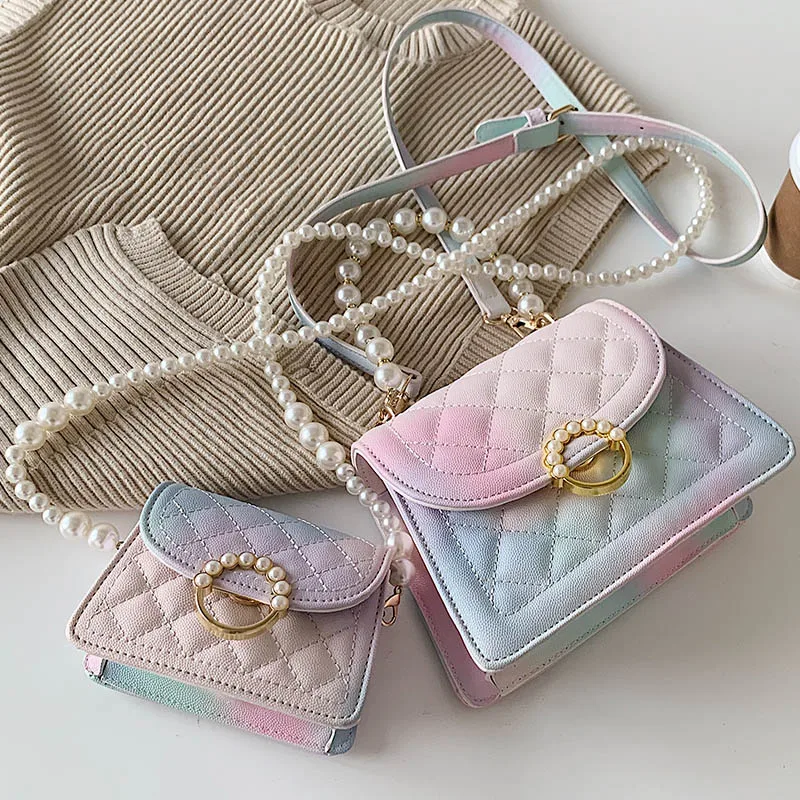 

Brand Shoulder Bag With Pearl Straps Crossbody Bag Leather Flap Bags For Women Purses Trend Handbags For Women Mini Clutches