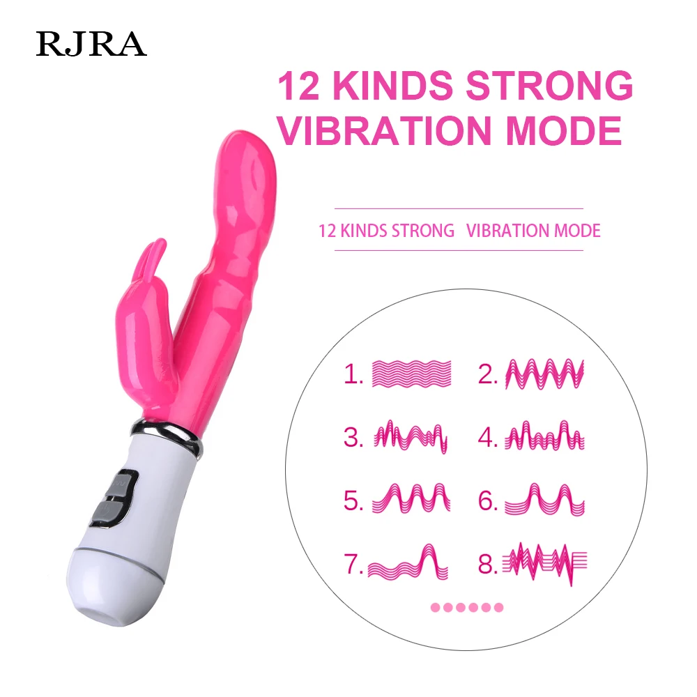 12 Speed Strong Rabbit Vibrator Clitoris Stimulator G-spot Massager Sex Toys for Women Female Masturbator Shop | Красота и здоровье