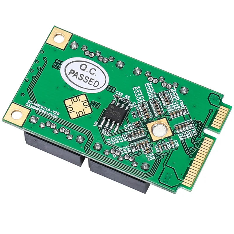 4 порта SATA III 6G Mini PCI Express Marvel 88SE9215 карта контроллера SATA3.0 Pci Ssd адаптер | Компьютеры и