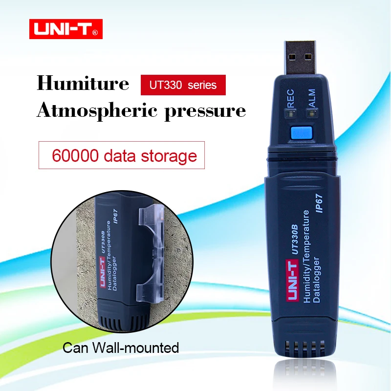 Цифровой измеритель температуры и влажности usb 60000 40 ~ 80C( 176F)|temperature recorder|humidity