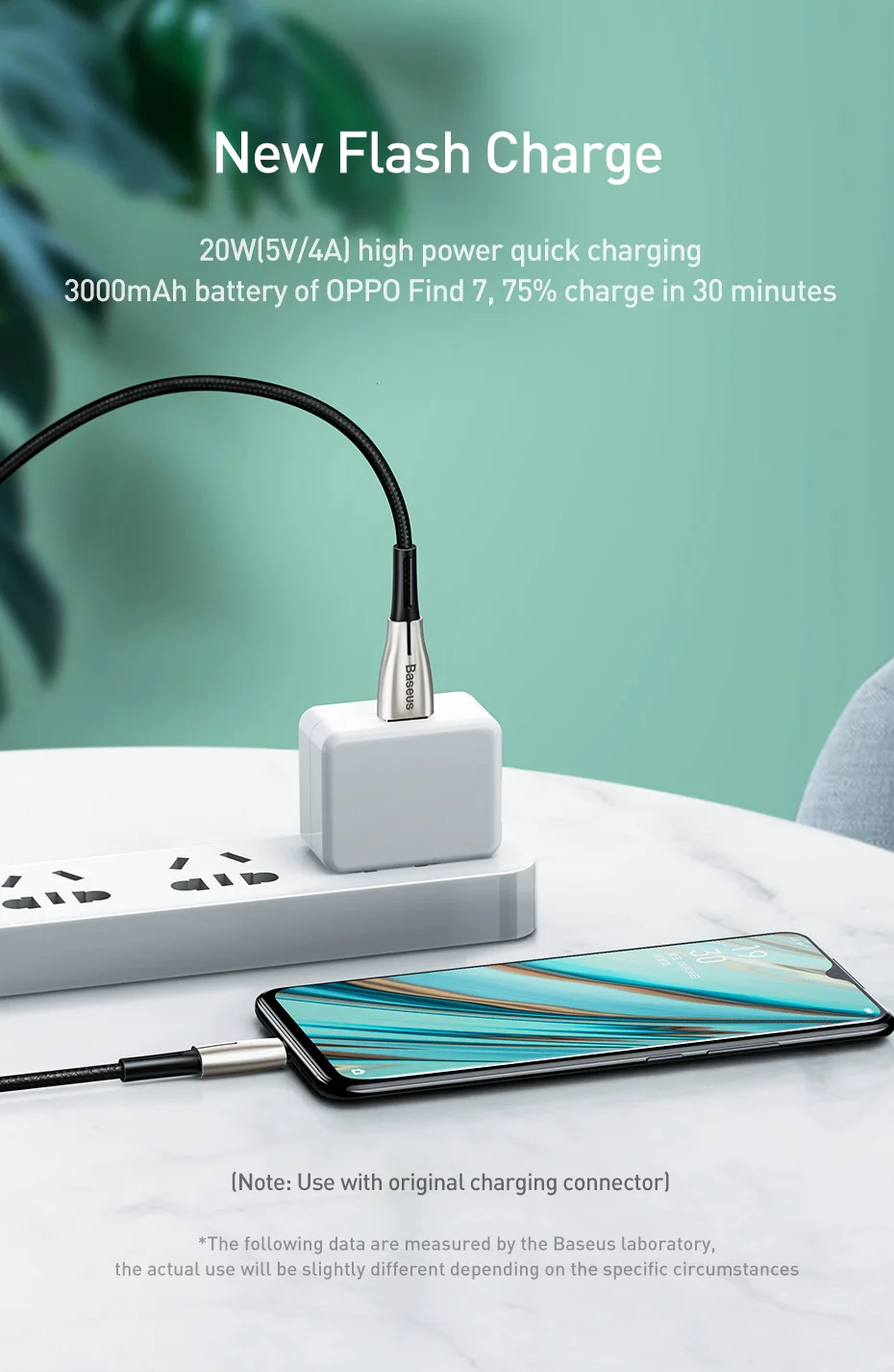 Baseus Micro USB кабель для OPPO 4A VOOC Быстрая зарядка кабель зарядного устройства микро-usb для samsung Xiaomi Redmi Note 4 5