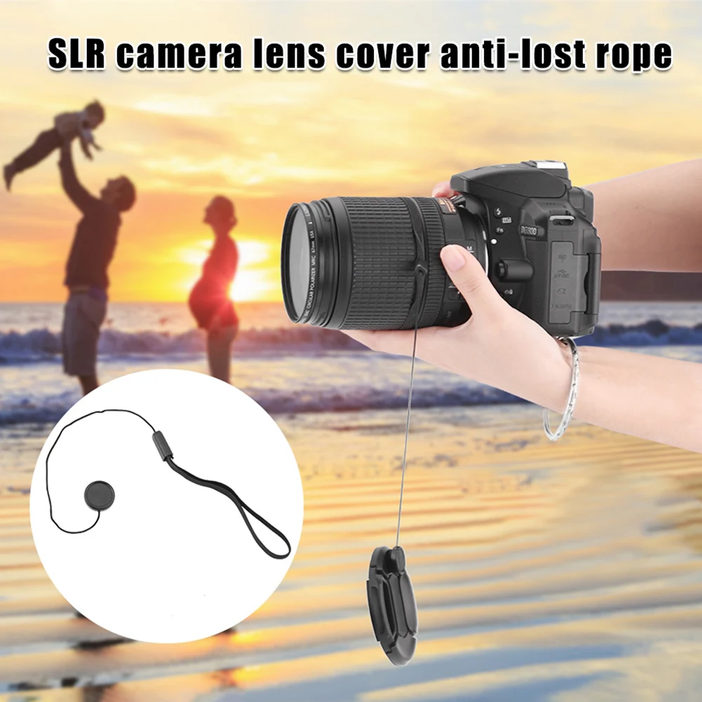 Держатель крышки объектива Ремешок Шнур Поводок Веревка для Nikon SLR DSLR цифровой