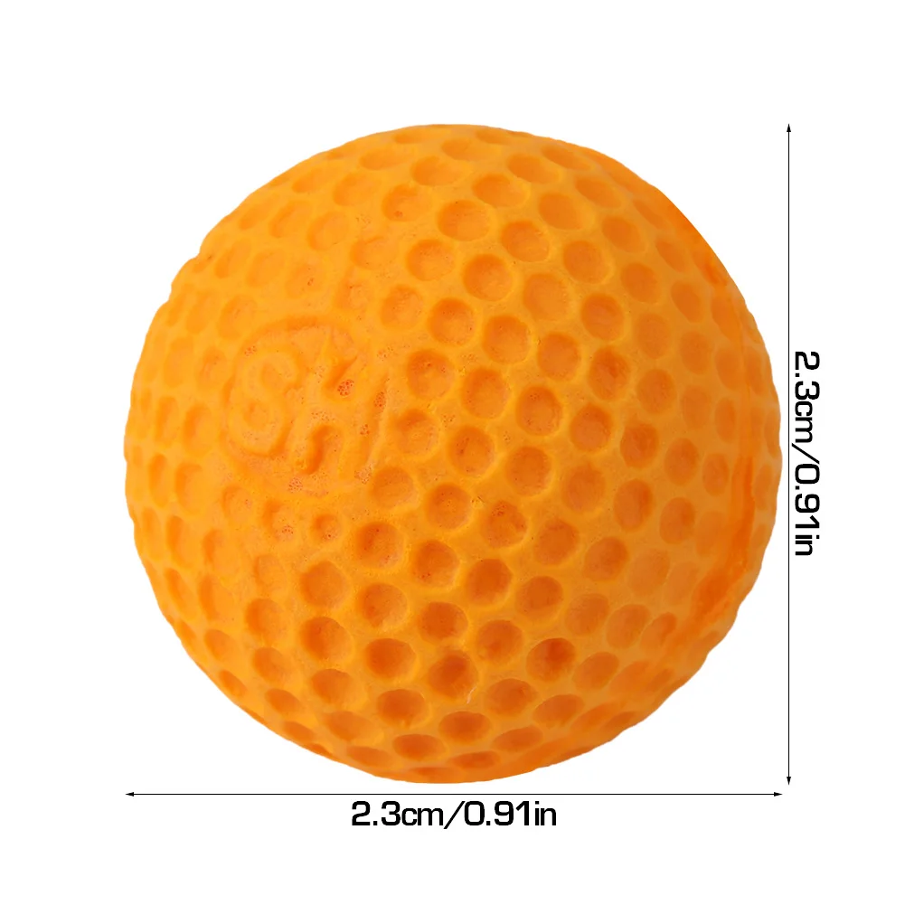 100pcs Rounds Soft Elastic Balls For Rival Zeus Apollo Toy Compatible Gun Bullet Orange |