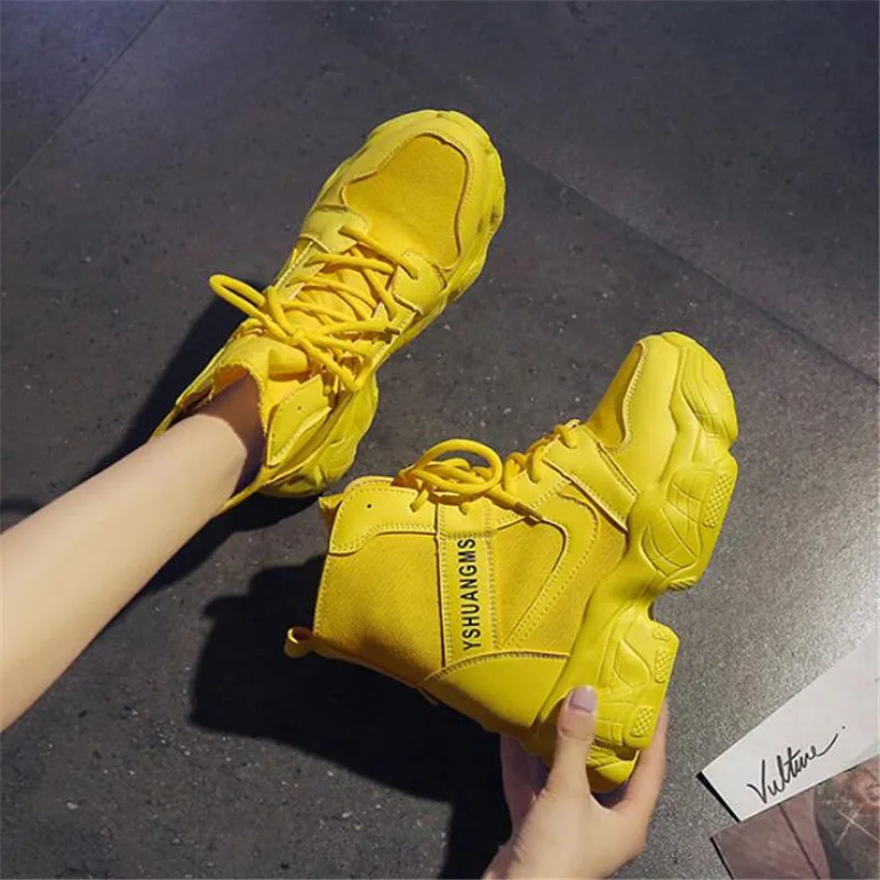 Женские парусиновые ботинки ZPXHSM повседневные дышащие кроссовки на толстой