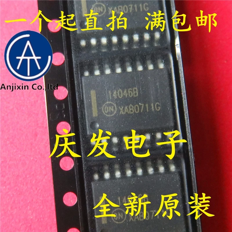 

10 шт., настоящие новые и оригинальные запасы MC14046B MC14046BDWR2 14046B SOP16