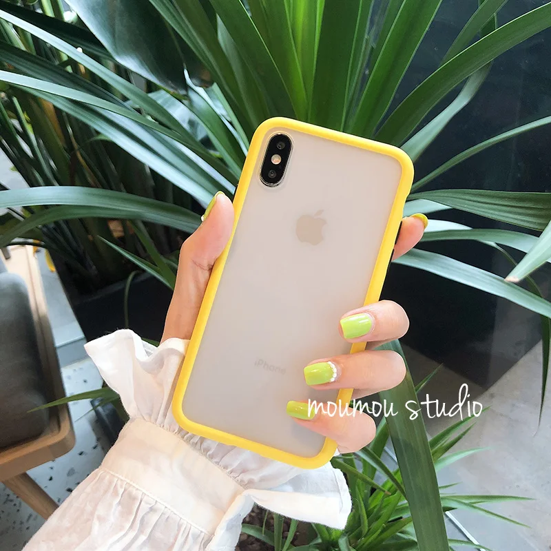 Ударопрочный жесткий чехол XBXCase для iPhone 11 Pro Max XS X XR SE 2 гибридные цветные матовые