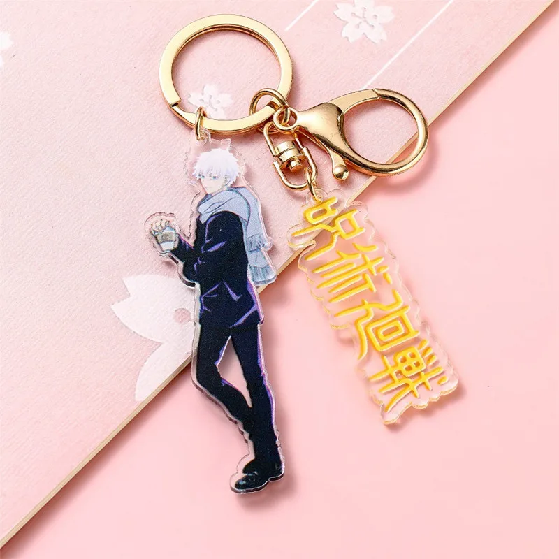 

Anime Jujutsu Kaisen Keychain Kugisaki Nobara Delicacy Bag Pendant Acrylic Key Chain Decoration Accessory Boy Girl Keyring