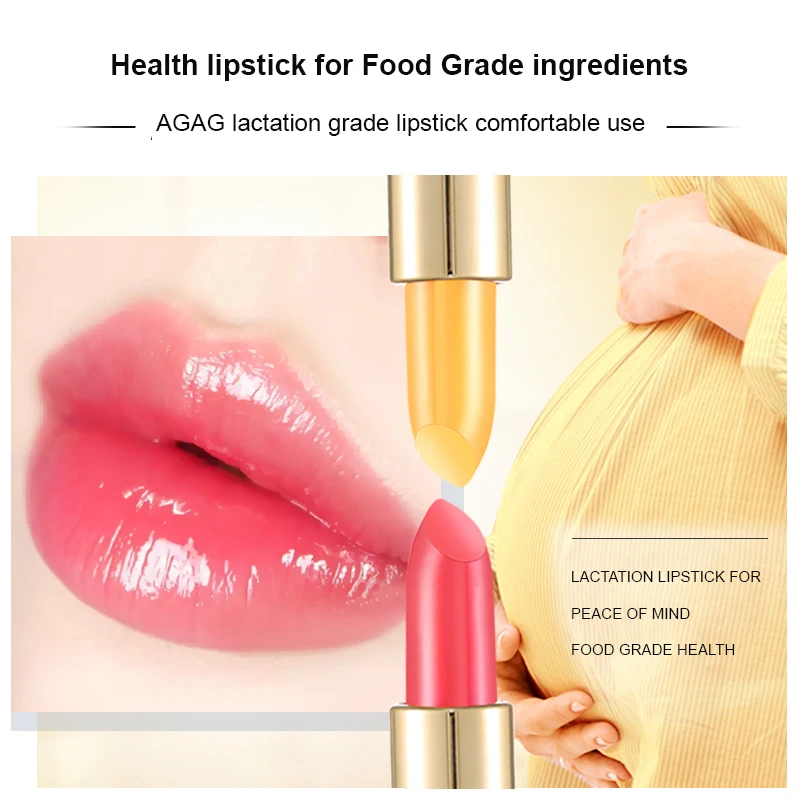 

Carotene Temperature Change Discoloration Lipstick Ancient Egyptian Style Moisturizing Long-lasting Lip Balm Makeup TSLM1