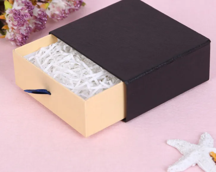 Элегантная Картонная Коробка для шоколадного подарочная упаковка конфет ручной