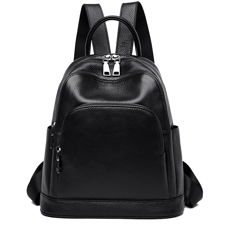 

Женская сумка из натуральной кожи, рюкзак, женские дорожные повседневные Водонепроницаемые рюкзаки, дизайнерские сумки от известного брен...