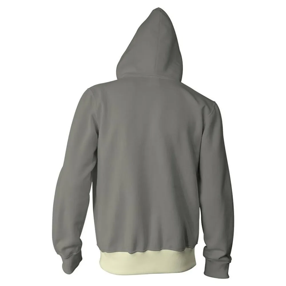 Косплей милый кот Мой сосед Тоторо Аниме толстовка на молнии с мультяшным