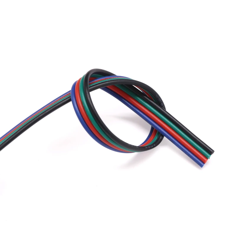 5 м/10 м 2/3/4/5/6 Pin Электрический проводной кабель 18/20/22AWG Кабельный разъем для WS2812B RGB