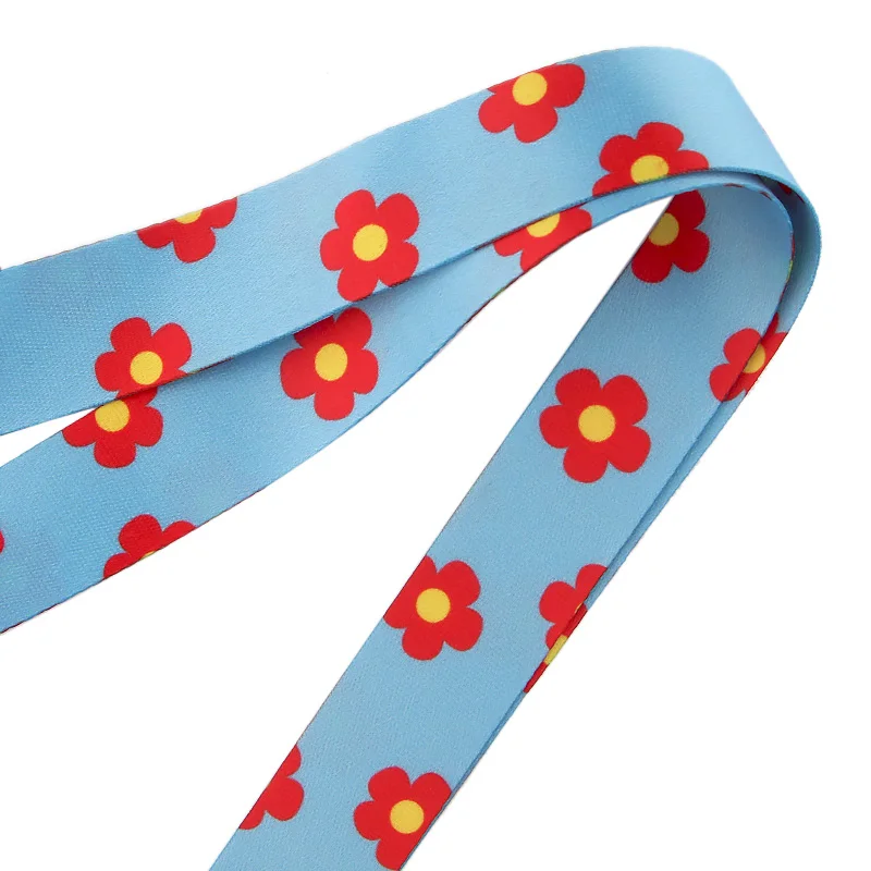 CA90 маленький красный цветок ремешки крутой шейный ремень мобильный телефон