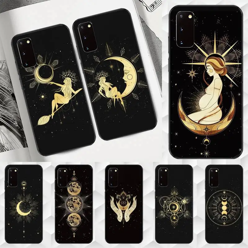 

Witches Moon Tarot Mystery Totem Phone Case For Samsung A11 A12 A71 A80 M10 M20 M21 M30 M31 M31S 5G Cover Fundas