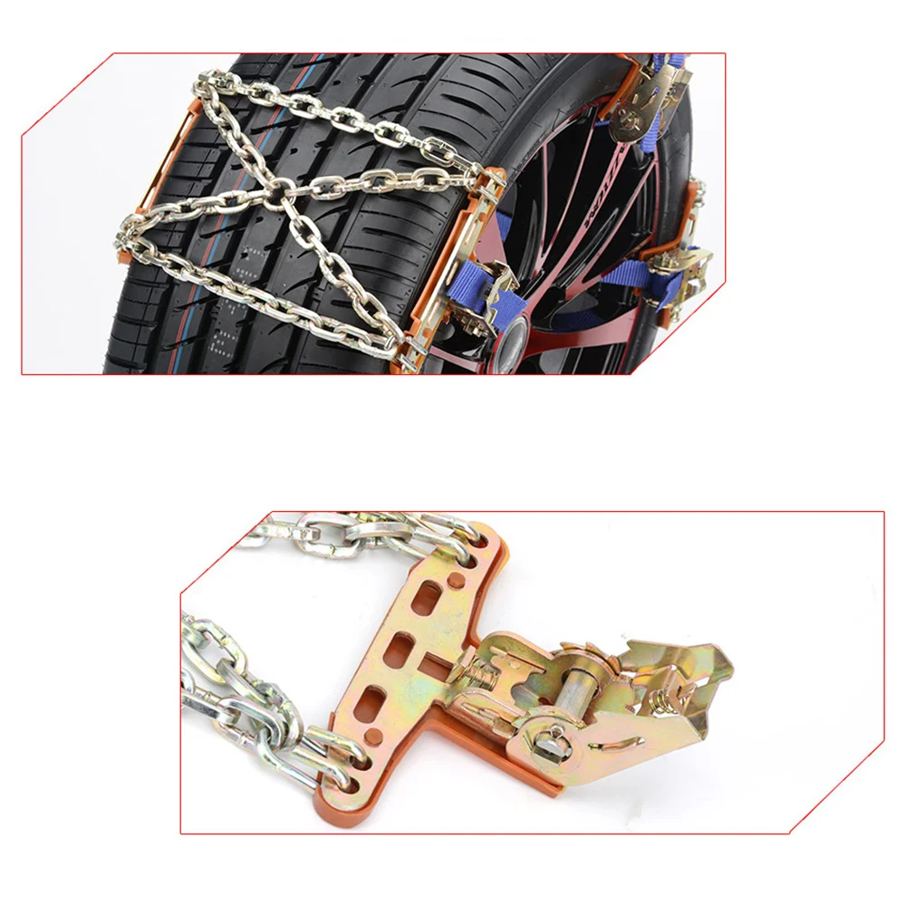 Автомобильный Противоскользящий чехол цепи автомобильная покрышка цепь