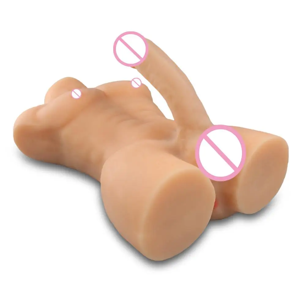 FREDPRCH 3D Реалистичная Силиконовая секс-кукла с большим пенисом женское тело