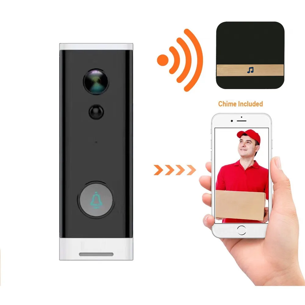 V5 умный дверной звонок видео домофон Интерком IP Wi Fi телефон колокольная камера