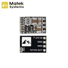 Matek Micro BEC понижающий модуль 512 V Регулируемый Выход 2-5s Lipo батарея для радиоуправляемого дрона FPV квадрокоптера