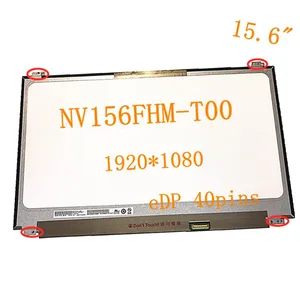15 6 laptop lcd screen nv156fhm t00 for lenovo thinkpad nv156fhm t00 display matrix panel replacement 19201080 edp 40pins free global shipping