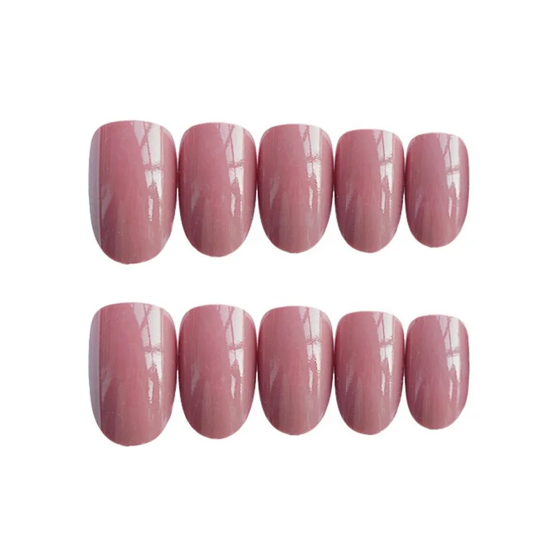 Wholesale Mixed 12 sets 24pcs Fake Nails Short Full Cover False Solid Color Round Oval Square Artificial Naril Art Tips | Красота и