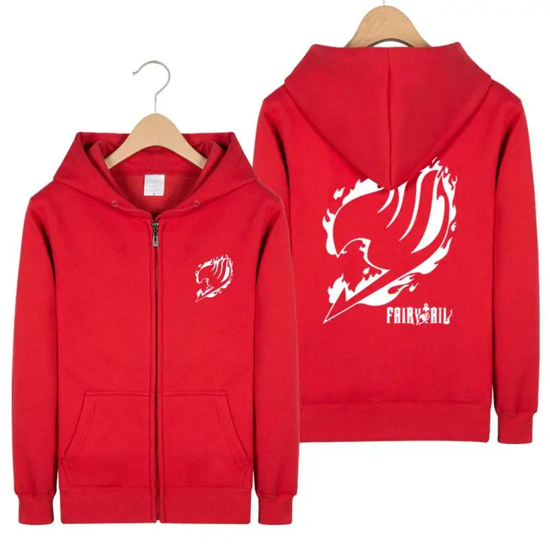 

Unisex Fairy Tail Cardigan Hooded Hoodie Sweatshirts Jacket