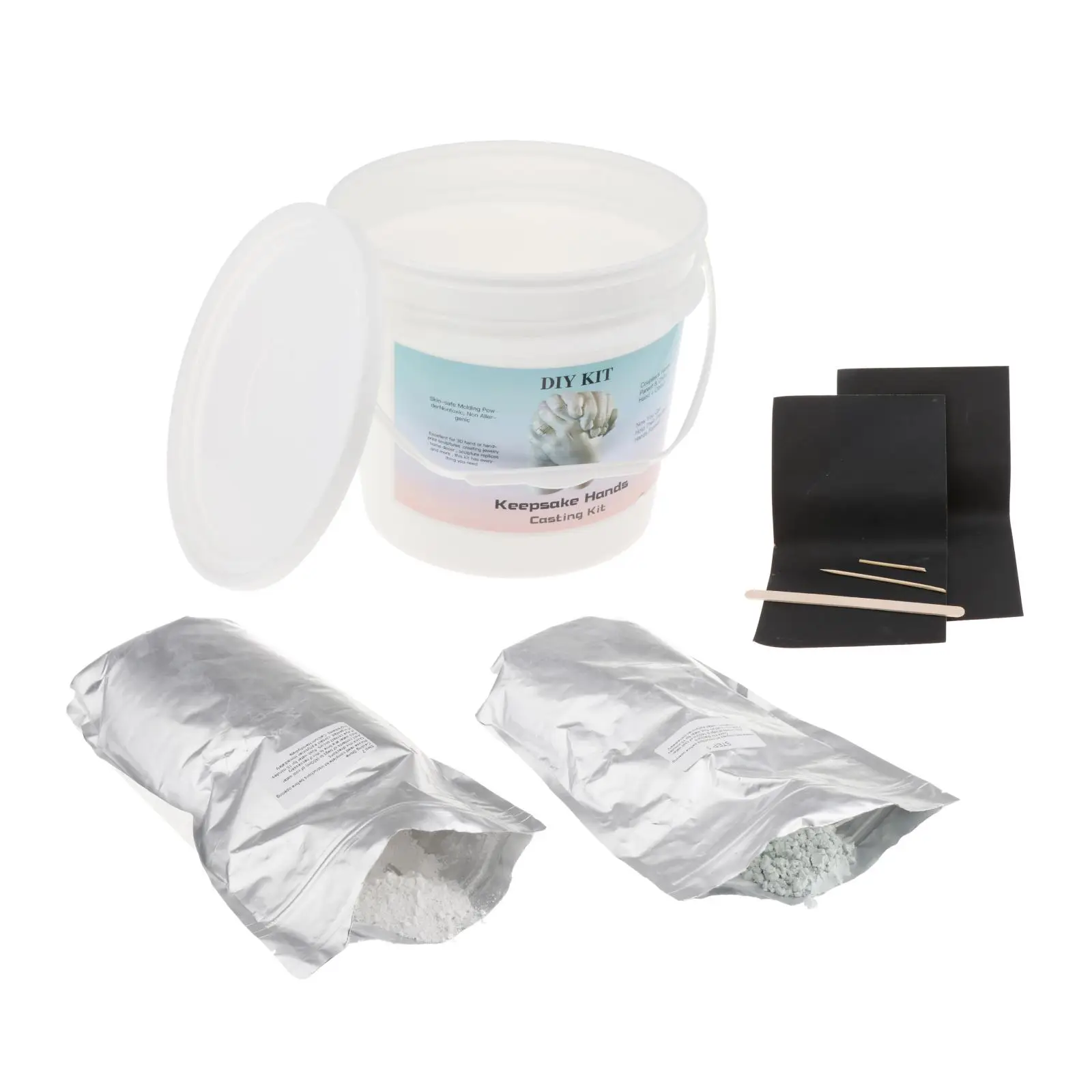 

Keepsake Hands Casting Kit | Family Adults and Baby Feet Hand Holding & Molding Kit