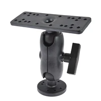 high strength nylontpu ball mount with fish finder and universal plate kayak accessories for garmin