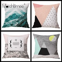 moon mountain cushion cover geometric abstract home decorative pillow cases linen sofa bed car landscape throw pillow case cover