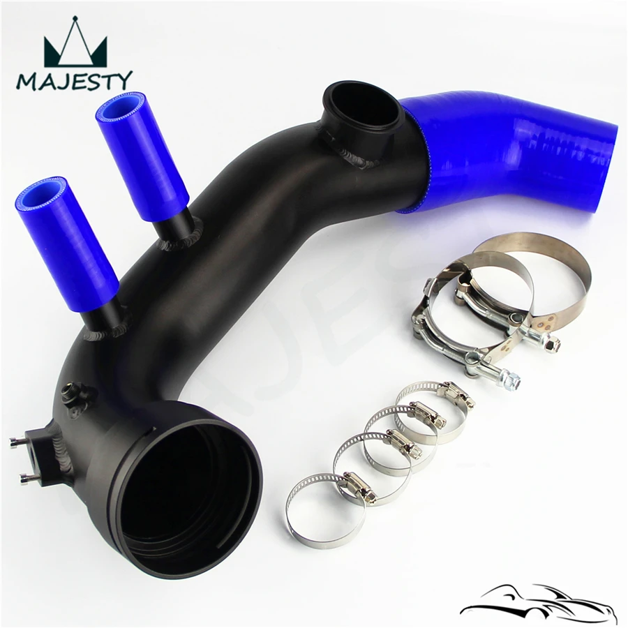 Впускной комплект для охлаждения турбо трубы подходит B ** MW N54 E88 E90 E92 135i 335i Tial