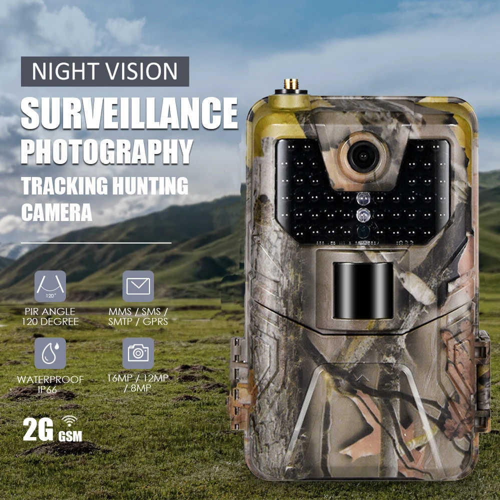 20MP 1080P 2G SMS MMS SMTP камера для наблюдения за дикой природой, камера ночного видения, электронная почта, Мобильная камера для охоты, уличная камера наблюдения