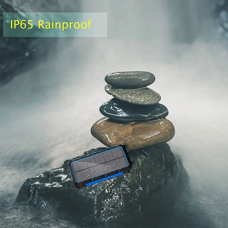 

Беспроводное зарядное устройство на солнечной батарее 36000 мАч Qi, портативное зарядное устройство для быстрой зарядки 3,0