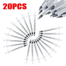 New Arrival 20pcs 1ml Plastic Disposable Injector Syringe For Refilling Measuring Nutrient Not Include Needles