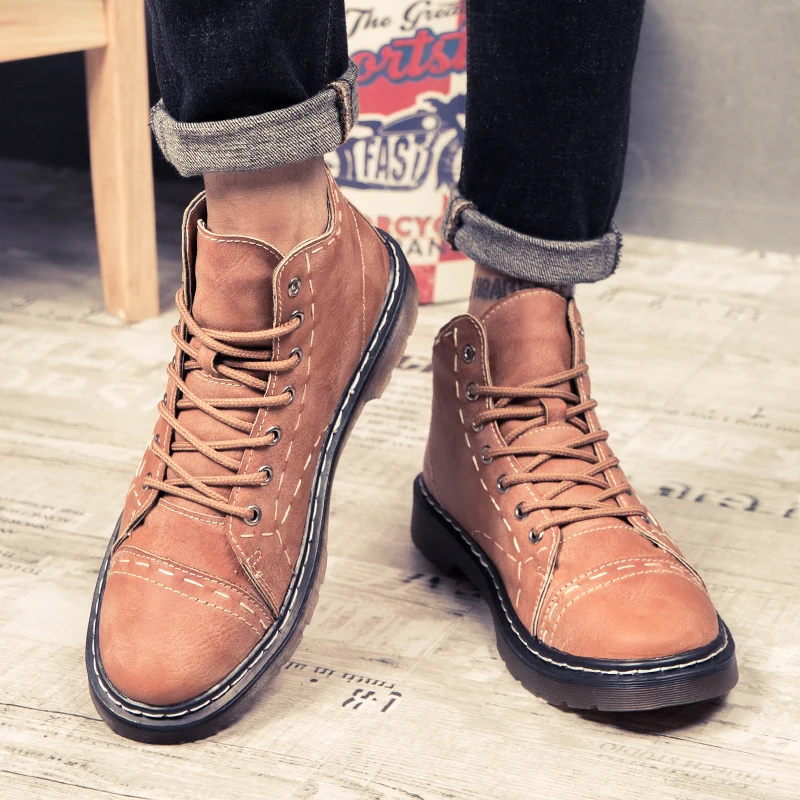 

cueroshoe leather boty slip sapatos sale breathable sneakers casual informales coturno men de zapatos 2020 black leisure causal